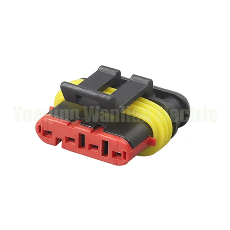 4 الدبوس 282088-1 Superseal الاتصالات الكهربائية للسيارات والصمام الوقائي للماء السيارات مغلقة