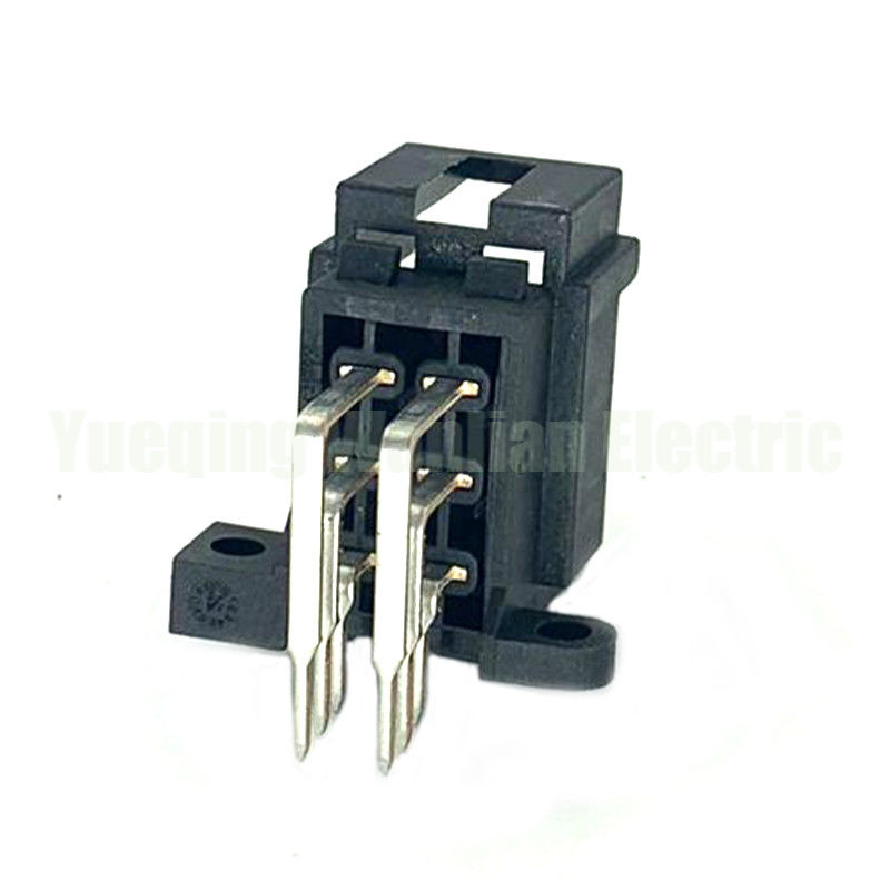 6 Pin 9-966140-5 PCB Plug Auto Wiring Harness 6 Way Plug Pin Connector وحدة توصيل الشاشة