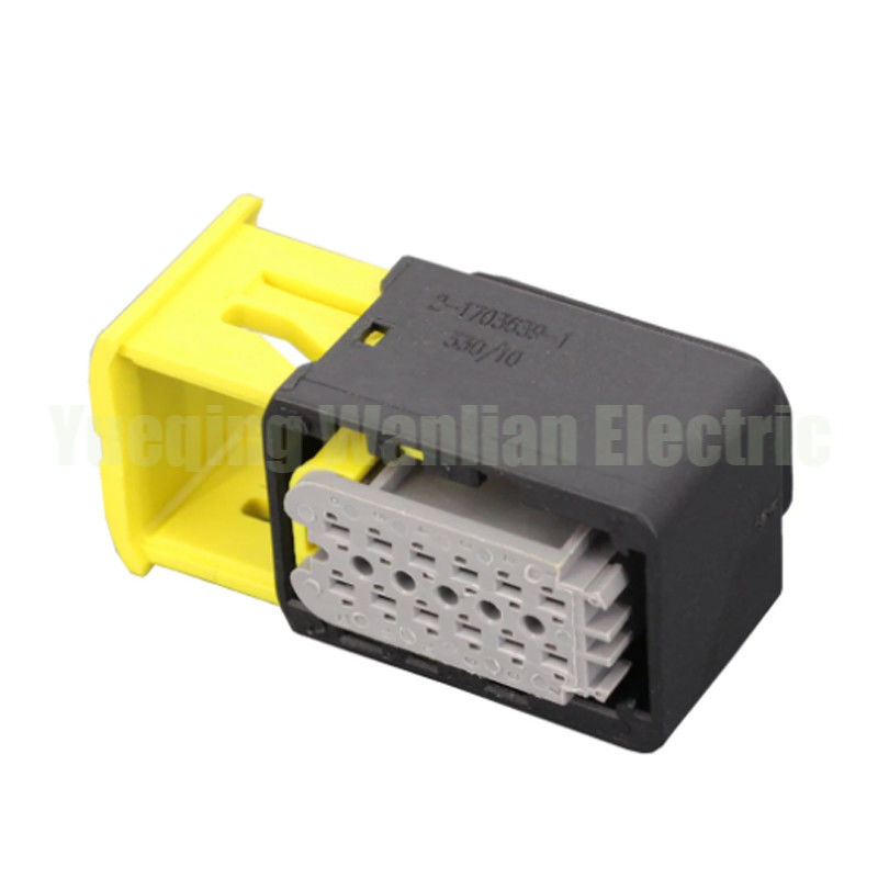 2-1703639-1 12 Pin HDSCS Connector إمرأة عازلة للماء الاتصالات الكهربائية للسيارات