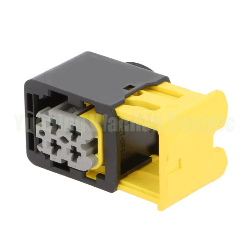 4 دبوس HDSCS رابط 2-1418390-1 القشرة السوداء الرمادية مفتاح مقاوم للماء